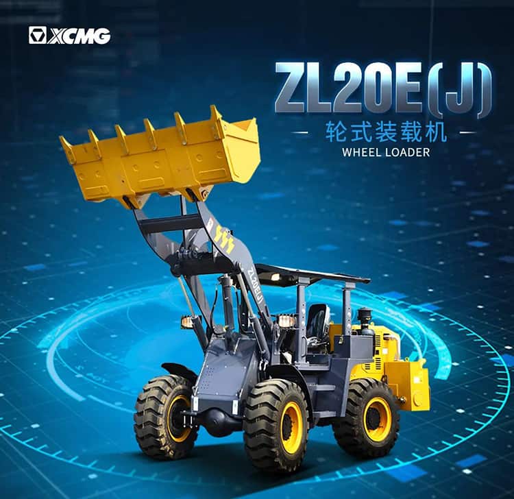 XCMG 2 ton mini underground mining wheel loader machine ZL20E(J) price
